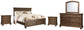 Flynnter Queen Panel Bed with 2 Storage Drawers with Mirrored Dresser and 2 Nightstands Milwaukee Furniture of Chicago - Furniture Store in Chicago Serving Humbolt Park, Roscoe Village, Avondale, & Homan Square