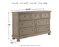 Lettner King Panel Bed with Dresser Milwaukee Furniture of Chicago - Furniture Store in Chicago Serving Humbolt Park, Roscoe Village, Avondale, & Homan Square