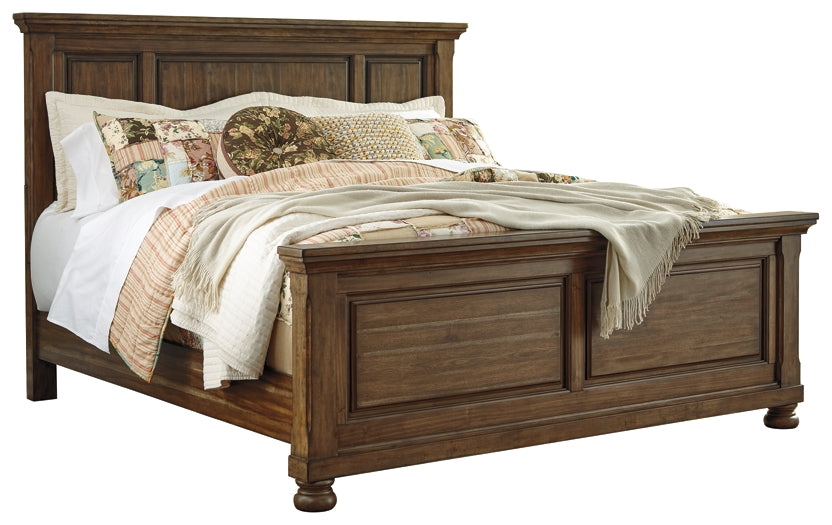 Flynnter Queen Panel Bed with Dresser Milwaukee Furniture of Chicago - Furniture Store in Chicago Serving Humbolt Park, Roscoe Village, Avondale, & Homan Square