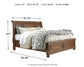 Flynnter Queen Sleigh Bed with 2 Storage Drawers with Mirrored Dresser Milwaukee Furniture of Chicago - Furniture Store in Chicago Serving Humbolt Park, Roscoe Village, Avondale, & Homan Square