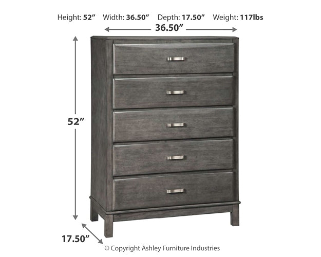 Caitbrook Queen Storage Bed with 8 Storage Drawers with Mirrored Dresser and Chest Milwaukee Furniture of Chicago - Furniture Store in Chicago Serving Humbolt Park, Roscoe Village, Avondale, & Homan Square