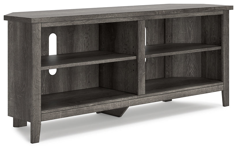 Arlenbry Medium Corner TV Stand Milwaukee Furniture of Chicago - Furniture Store in Chicago Serving Humbolt Park, Roscoe Village, Avondale, & Homan Square