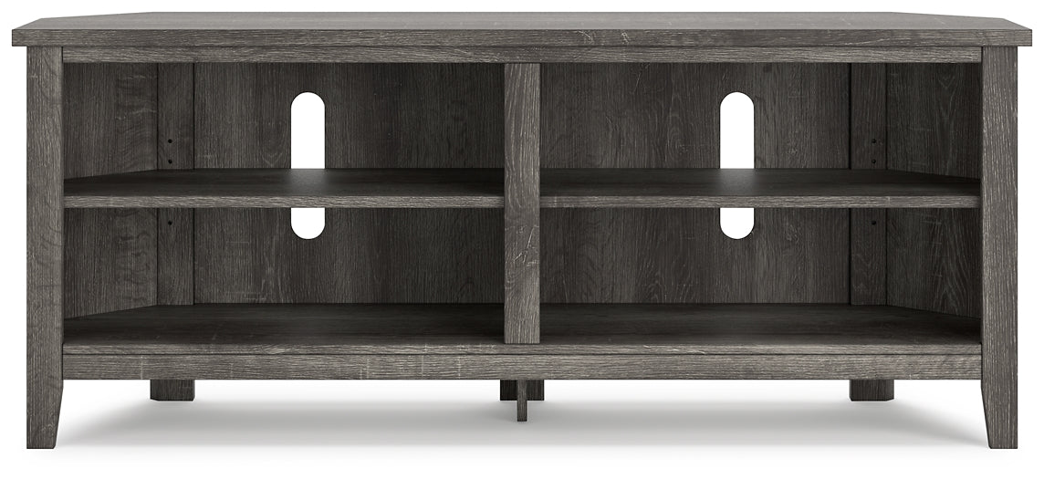 Arlenbry Medium Corner TV Stand Milwaukee Furniture of Chicago - Furniture Store in Chicago Serving Humbolt Park, Roscoe Village, Avondale, & Homan Square