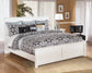 Bostwick Shoals King Panel Bed with Mirrored Dresser and 2 Nightstands Milwaukee Furniture of Chicago - Furniture Store in Chicago Serving Humbolt Park, Roscoe Village, Avondale, & Homan Square