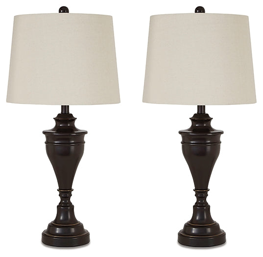 Darlita Metal Table Lamp (2/CN) Milwaukee Furniture of Chicago - Furniture Store in Chicago Serving Humbolt Park, Roscoe Village, Avondale, & Homan Square