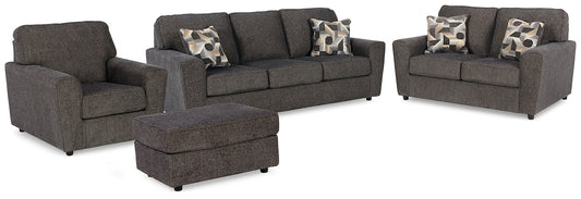 Cascilla Sofa, Loveseat, Chair and Ottoman Milwaukee Furniture of Chicago - Furniture Store in Chicago Serving Humbolt Park, Roscoe Village, Avondale, & Homan Square