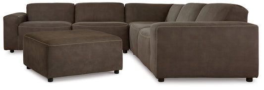 Allena 5-Piece Sectional with Ottoman Milwaukee Furniture of Chicago - Furniture Store in Chicago Serving Humbolt Park, Roscoe Village, Avondale, & Homan Square