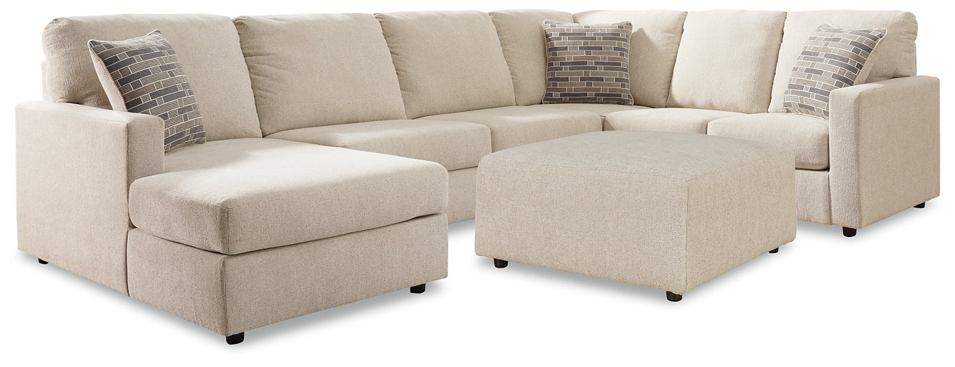 Edenfield 3-Piece Sectional with Ottoman Milwaukee Furniture of Chicago - Furniture Store in Chicago Serving Humbolt Park, Roscoe Village, Avondale, & Homan Square