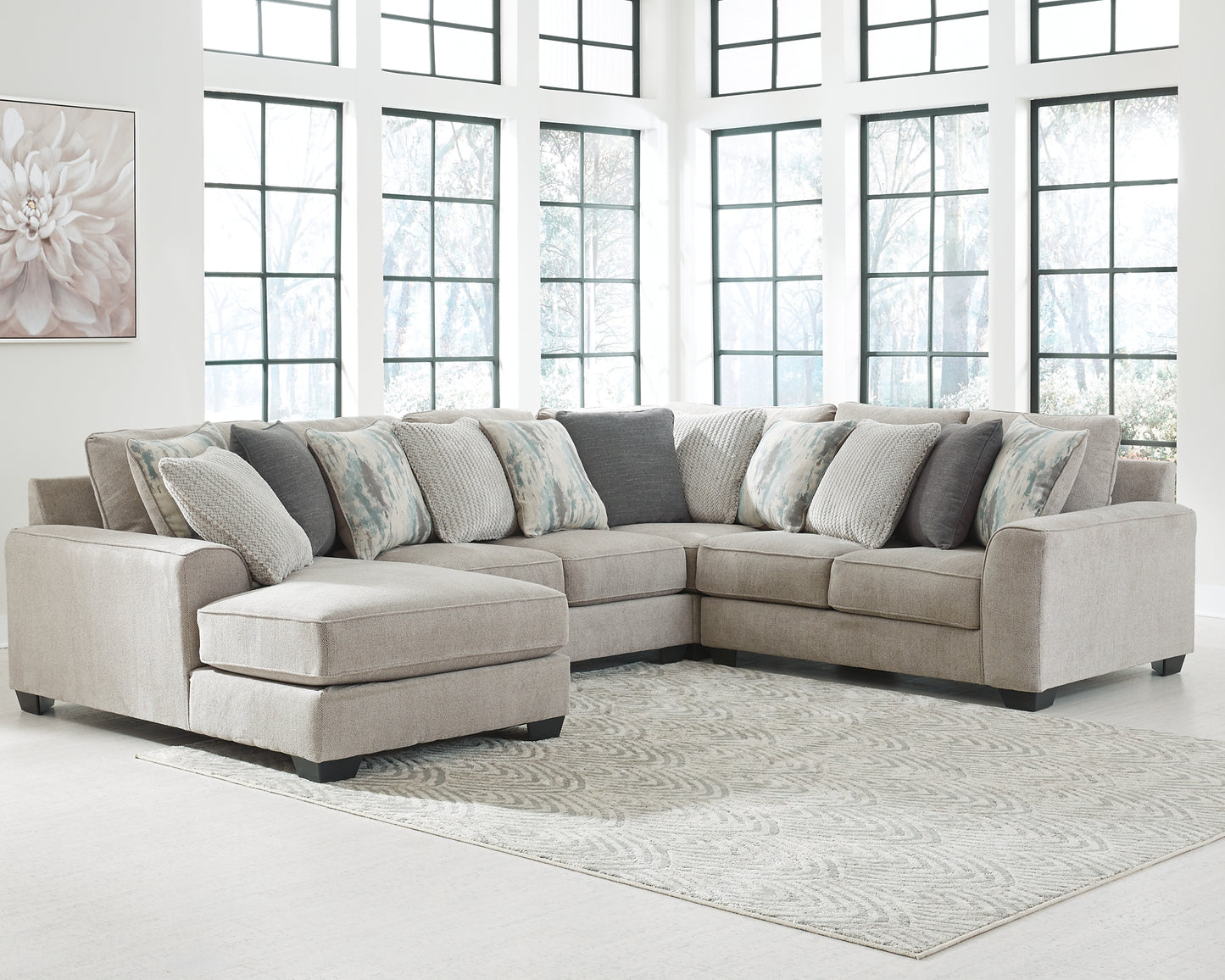 Ardsley 5-Piece Sectional with Ottoman Milwaukee Furniture of Chicago - Furniture Store in Chicago Serving Humbolt Park, Roscoe Village, Avondale, & Homan Square