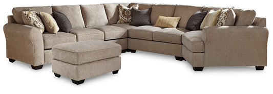 Pantomine 5-Piece Sectional with Ottoman Milwaukee Furniture of Chicago - Furniture Store in Chicago Serving Humbolt Park, Roscoe Village, Avondale, & Homan Square