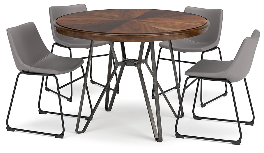 Centiar Dining Table and 4 Chairs Milwaukee Furniture of Chicago - Furniture Store in Chicago Serving Humbolt Park, Roscoe Village, Avondale, & Homan Square