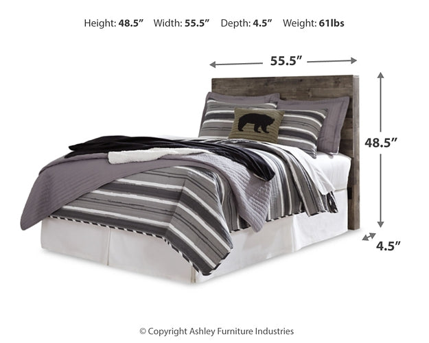 Derekson Full Panel Headboard with Mirrored Dresser, Chest and Nightstand Milwaukee Furniture of Chicago - Furniture Store in Chicago Serving Humbolt Park, Roscoe Village, Avondale, & Homan Square