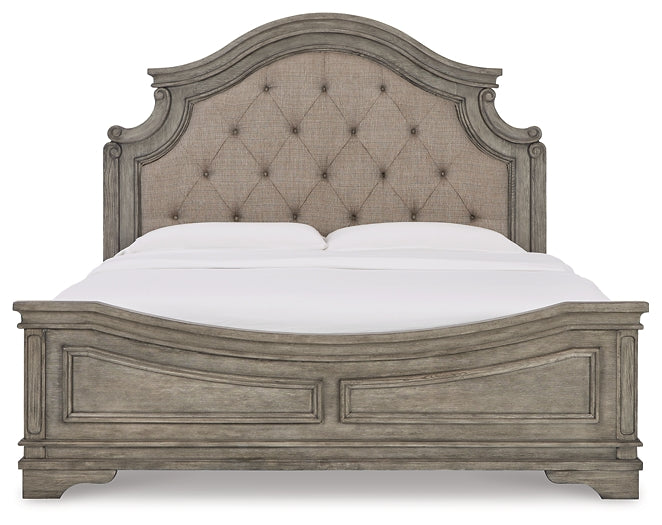 Lodenbay California King Panel Bed with Dresser Milwaukee Furniture of Chicago - Furniture Store in Chicago Serving Humbolt Park, Roscoe Village, Avondale, & Homan Square