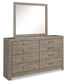 Culverbach Queen Panel Bed with Mirrored Dresser, Chest and 2 Nightstands Milwaukee Furniture of Chicago - Furniture Store in Chicago Serving Humbolt Park, Roscoe Village, Avondale, & Homan Square