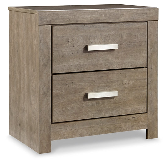 Culverbach King Panel Bed with Mirrored Dresser, Chest and 2 Nightstands Milwaukee Furniture of Chicago - Furniture Store in Chicago Serving Humbolt Park, Roscoe Village, Avondale, & Homan Square