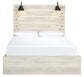 Cambeck Queen Panel Bed with 2 Storage Drawers with Mirrored Dresser and Nightstand Milwaukee Furniture of Chicago - Furniture Store in Chicago Serving Humbolt Park, Roscoe Village, Avondale, & Homan Square