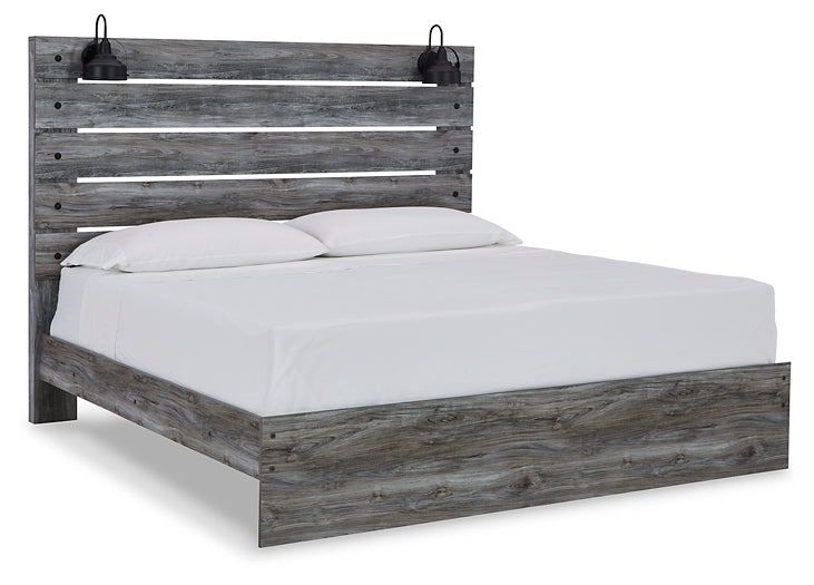 Baystorm King Panel Bed with Dresser Milwaukee Furniture of Chicago - Furniture Store in Chicago Serving Humbolt Park, Roscoe Village, Avondale, & Homan Square