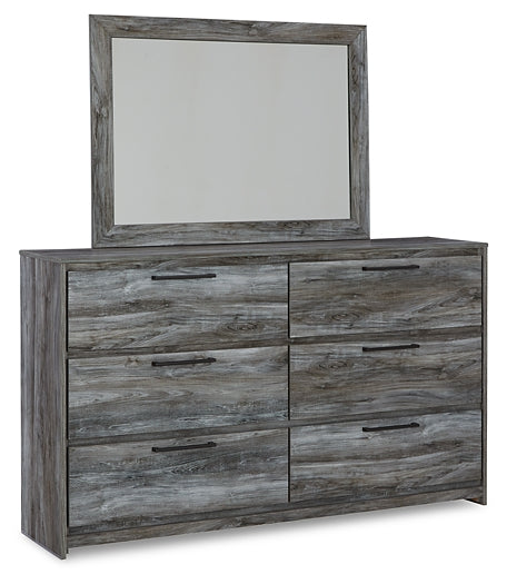 Baystorm King Panel Headboard with Mirrored Dresser, Chest and 2 Nightstands Milwaukee Furniture of Chicago - Furniture Store in Chicago Serving Humbolt Park, Roscoe Village, Avondale, & Homan Square