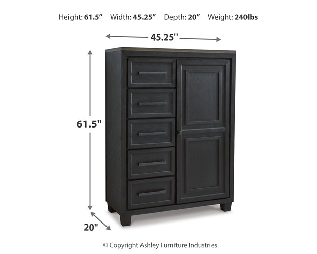 Foyland Queen Panel Storage Bed with Mirrored Dresser and Chest Milwaukee Furniture of Chicago - Furniture Store in Chicago Serving Humbolt Park, Roscoe Village, Avondale, & Homan Square