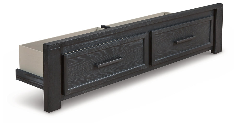 Foyland King Panel Storage Bed with Dresser Milwaukee Furniture of Chicago - Furniture Store in Chicago Serving Humbolt Park, Roscoe Village, Avondale, & Homan Square