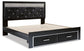 Kaydell King Upholstered Panel Storage Platform Bed with Dresser Milwaukee Furniture of Chicago - Furniture Store in Chicago Serving Humbolt Park, Roscoe Village, Avondale, & Homan Square