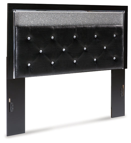 Kaydell Queen Upholstered Panel Headboard with Mirrored Dresser, Chest and 2 Nightstands Milwaukee Furniture of Chicago - Furniture Store in Chicago Serving Humbolt Park, Roscoe Village, Avondale, & Homan Square