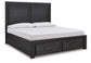 Foyland California King Panel Storage Bed with Mirrored Dresser and Chest Milwaukee Furniture of Chicago - Furniture Store in Chicago Serving Humbolt Park, Roscoe Village, Avondale, & Homan Square