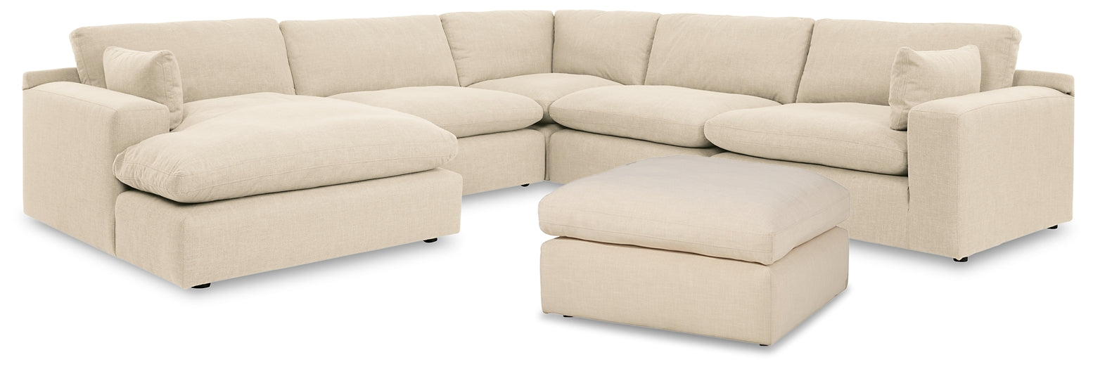 Elyza 5-Piece Sectional with Ottoman Milwaukee Furniture of Chicago - Furniture Store in Chicago Serving Humbolt Park, Roscoe Village, Avondale, & Homan Square