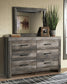 Wynnlow King Poster Bed with Mirrored Dresser, Chest and 2 Nightstands Milwaukee Furniture of Chicago - Furniture Store in Chicago Serving Humbolt Park, Roscoe Village, Avondale, & Homan Square