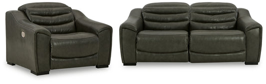 Center Line 2-Piece Sectional with Recliner Milwaukee Furniture of Chicago - Furniture Store in Chicago Serving Humbolt Park, Roscoe Village, Avondale, & Homan Square