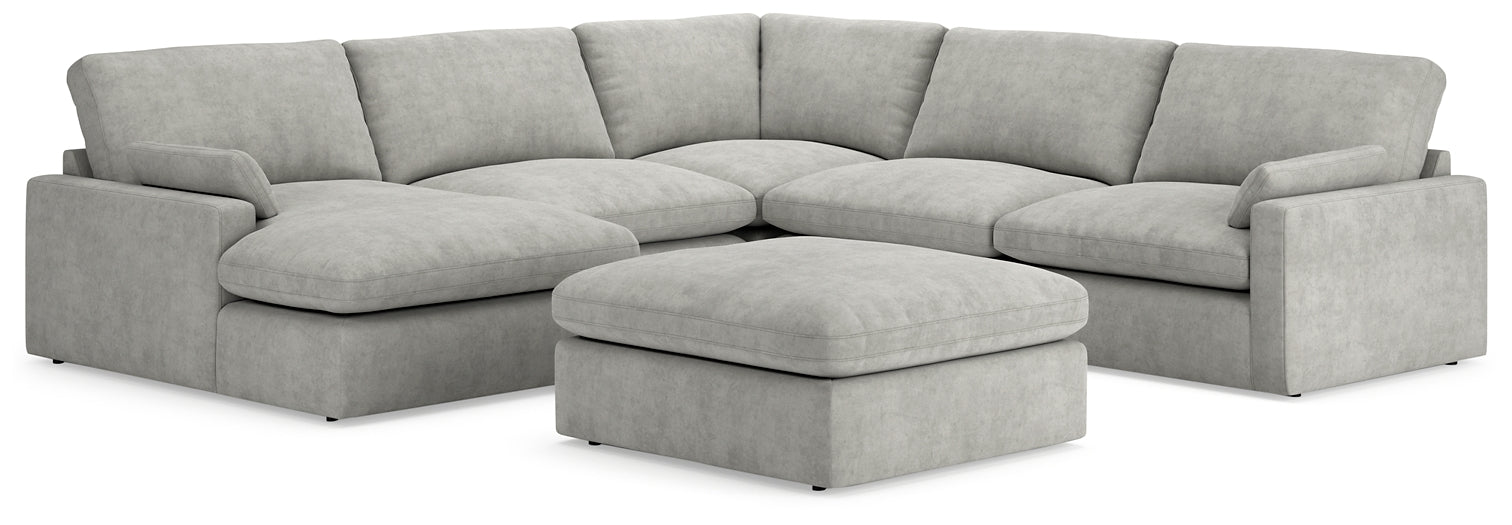 Sophie 5-Piece Sectional with Ottoman Milwaukee Furniture of Chicago - Furniture Store in Chicago Serving Humbolt Park, Roscoe Village, Avondale, & Homan Square