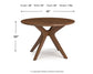 Lyncott Dining Table and 4 Chairs